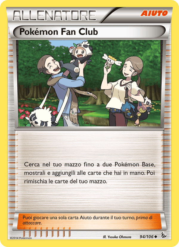 Pokémon Fan Club, carta 94 di Fuoco Infernale