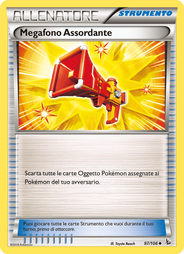 Megafono Assordante, card 97 from Fuoco Infernale