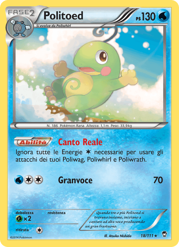 Politoed, carte 18 de Colpi Furiosi