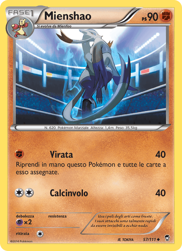 Mienshao, carta 57 di Colpi Furiosi