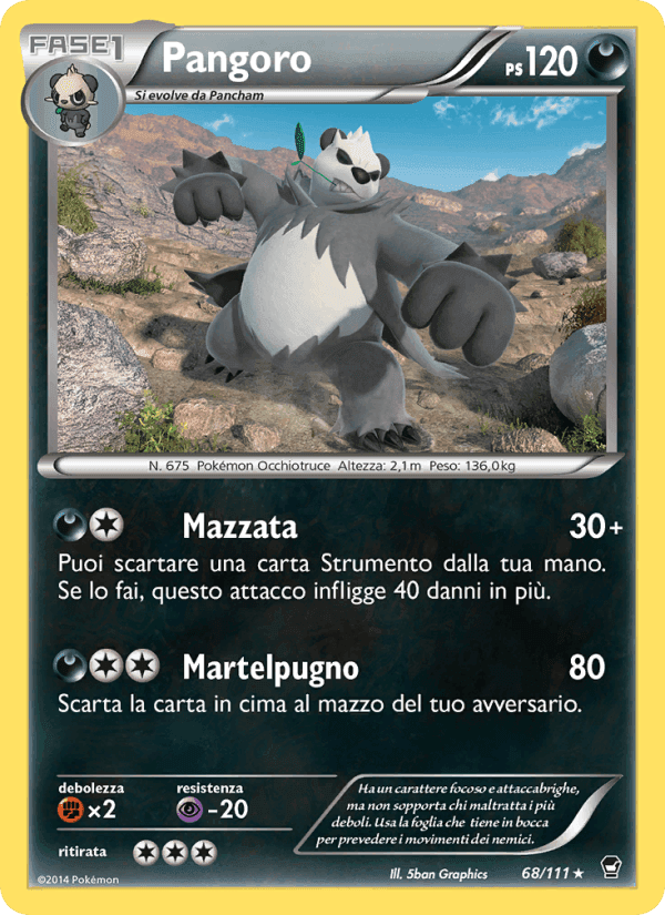 Pangoro, carta 68 di Colpi Furiosi