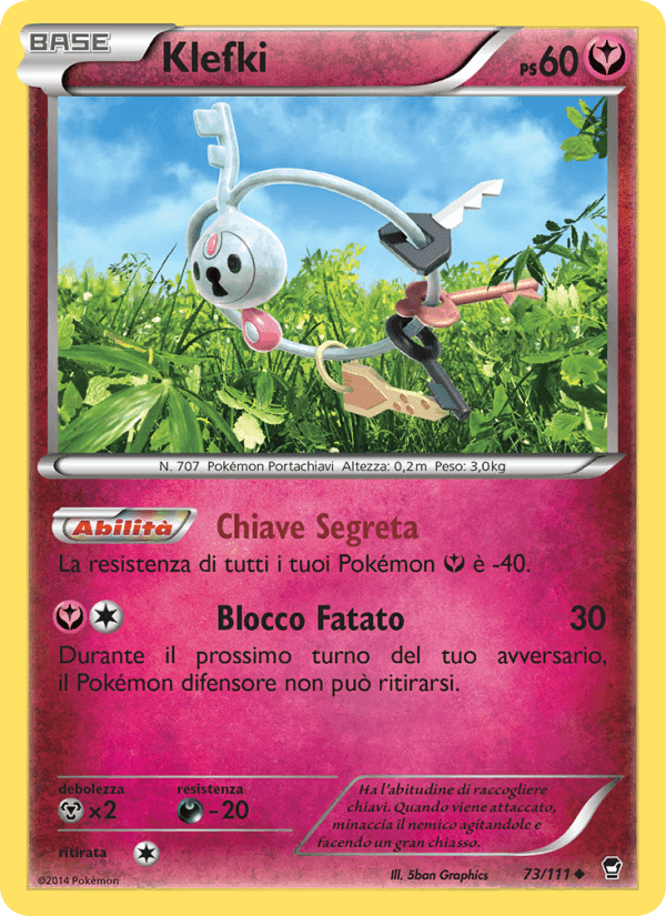 Klefki, carta 73 de Colpi Furiosi