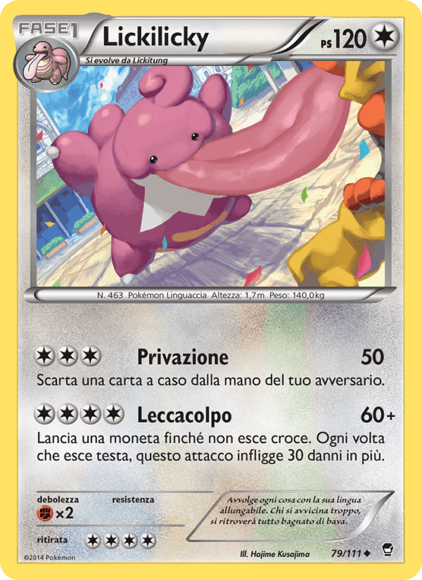 Lickilicky, carta 79 di Colpi Furiosi