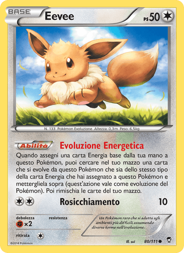 Colpi Furiosi の 80 番、Eevee