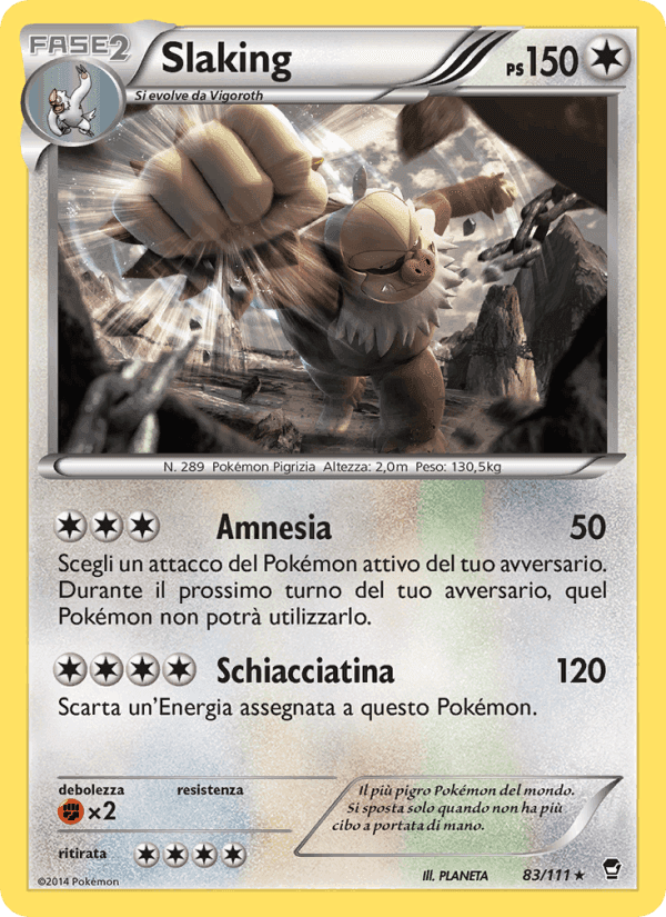 Slaking, carta 83 di Colpi Furiosi