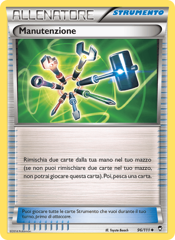 Manutenzione, carta 96 di Colpi Furiosi