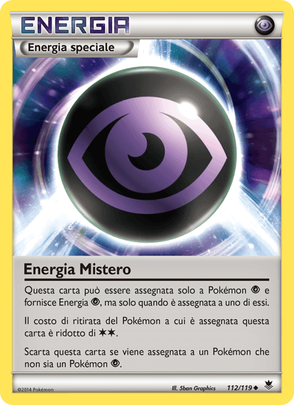 Energia Mistero, card 112 from Forze Spettrali