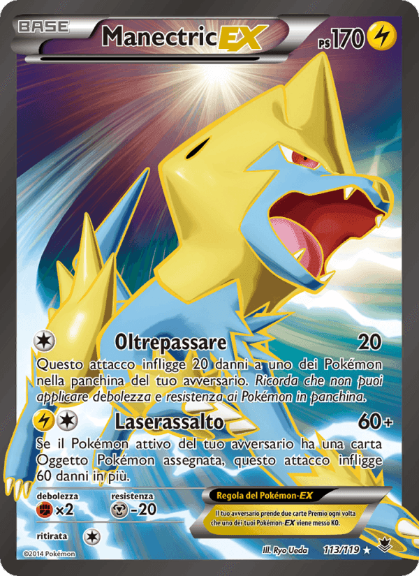Manectric EX, carta 113 di Forze Spettrali