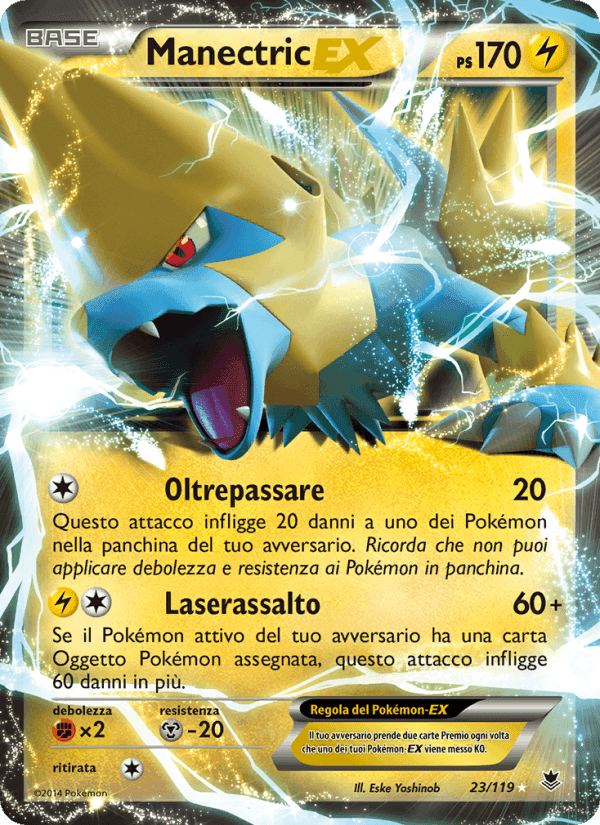 Manectric EX, carta 23 di Forze Spettrali