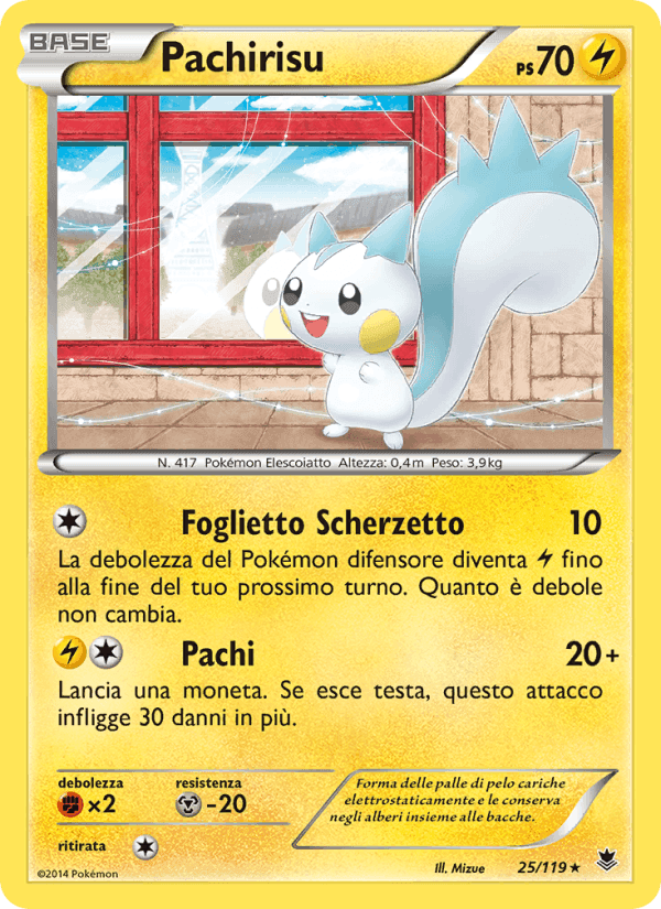 Pachirisu, carta 25 di Forze Spettrali