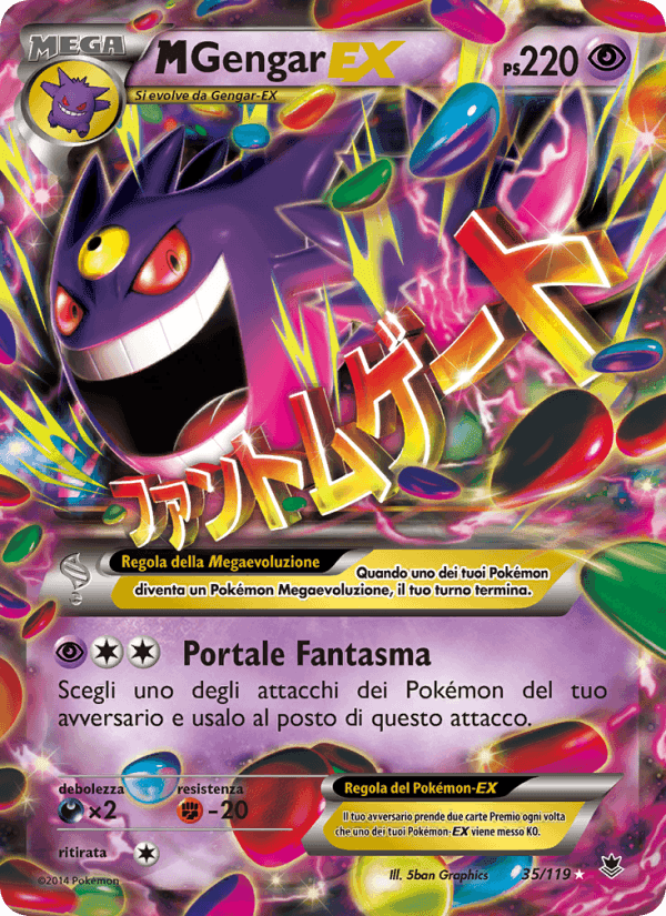 M Gengar EX, carta 35 di Forze Spettrali