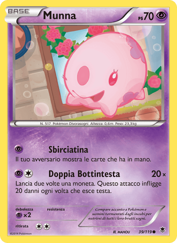 Munna, carte 39 de Forze Spettrali