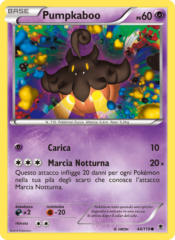 Pumpkaboo, carte 44 de Forze Spettrali