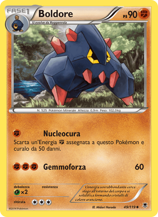 Boldore, carte 49 de Forze Spettrali