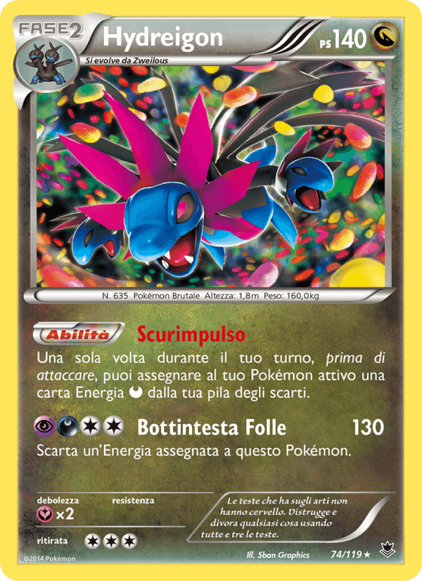 Hydreigon, carta 74 di Forze Spettrali