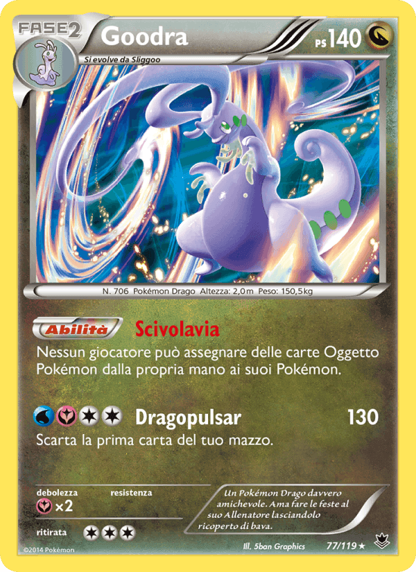 Goodra, card 77 from Forze Spettrali