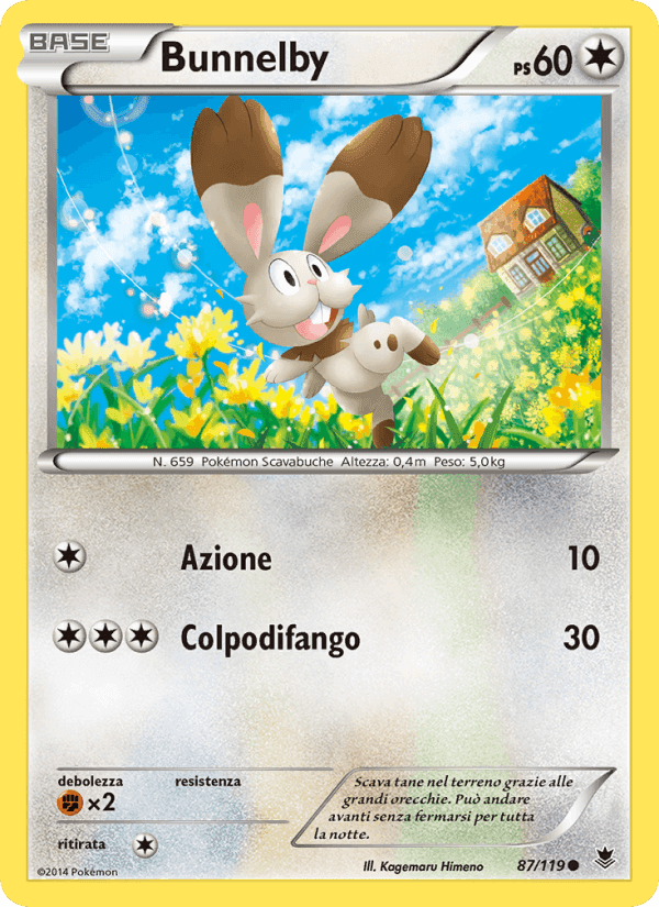 Bunnelby, carta 87 di Forze Spettrali