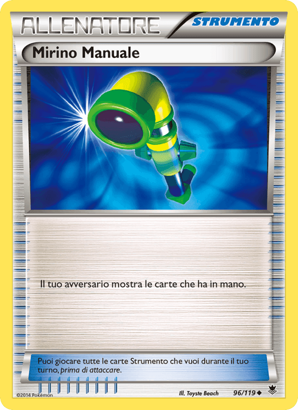 Mirino Manuale, carta 96 di Forze Spettrali