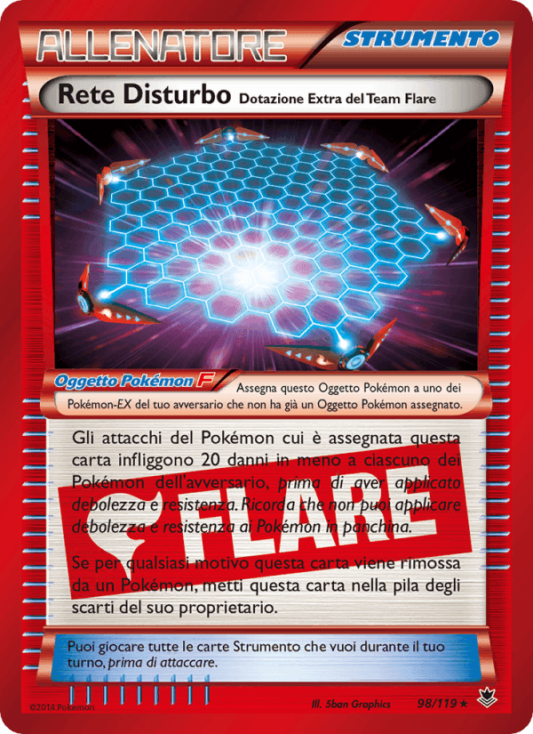 Rete Disturbo [Dotazione Extra del Team Flare], carta 98 di Forze Spettrali