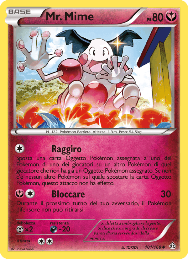 Mr. Mime, carta 101 di Scontro Primordiale
