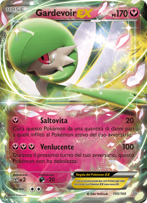 Gardevoir EX, carta 105 di Scontro Primordiale