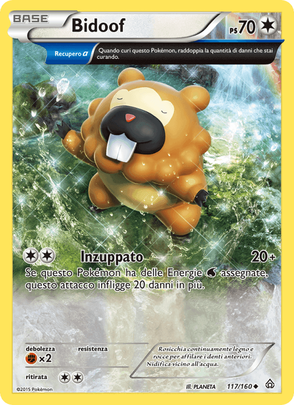 Bidoof, carta 117 di Scontro Primordiale
