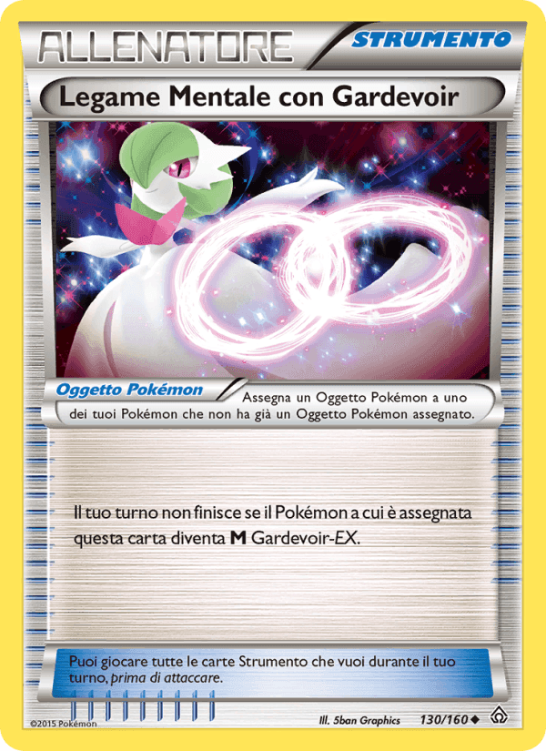 Legame Mentale con Gardevoir, carta 130 di Scontro Primordiale