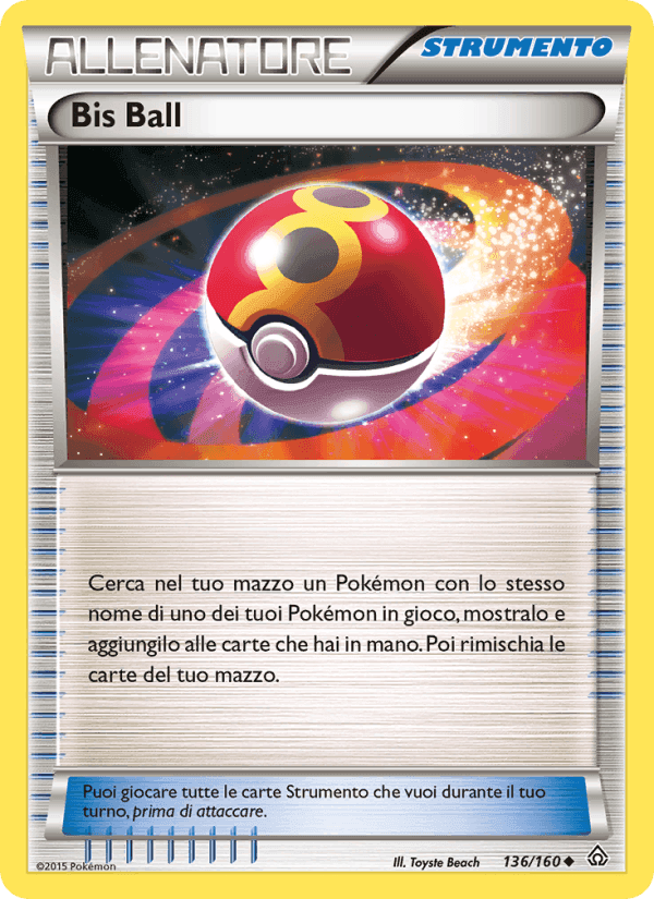 Bis Ball, card 136 from Scontro Primordiale