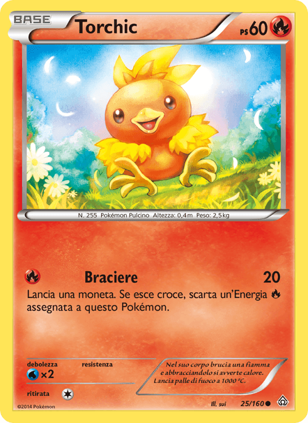 Torchic, carta 25 de Scontro Primordiale