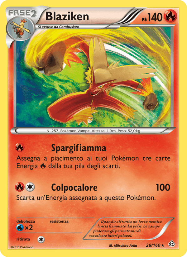 Blaziken, carta 28 di Scontro Primordiale