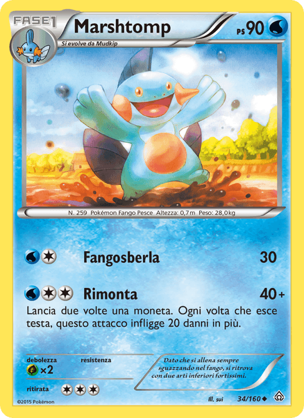 Marshtomp, carta 34 de Scontro Primordiale
