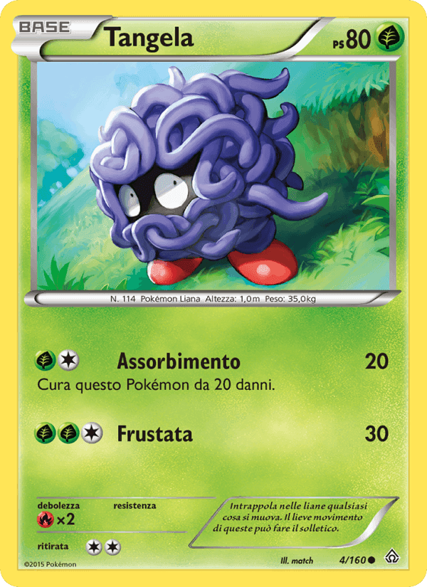 Tangela, carta 4 di Scontro Primordiale
