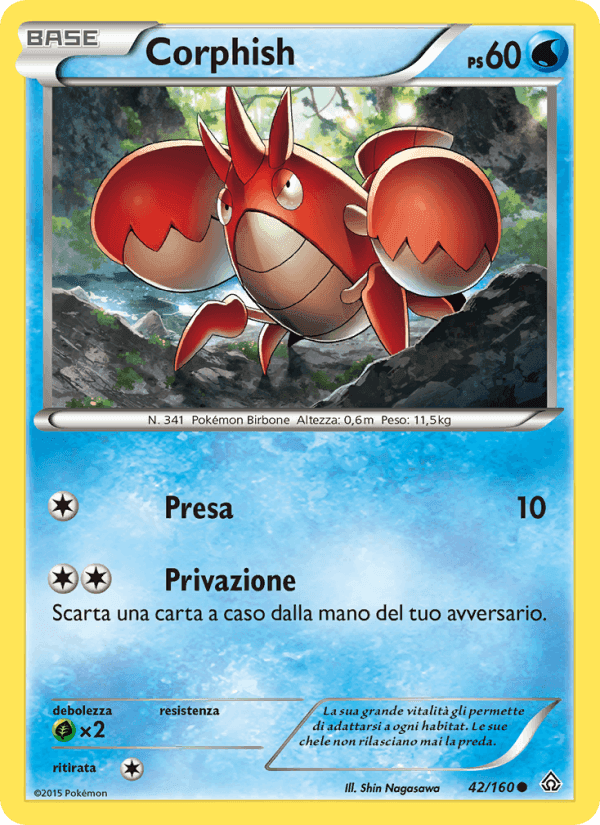 Scontro Primordiale の 42 番、Corphish