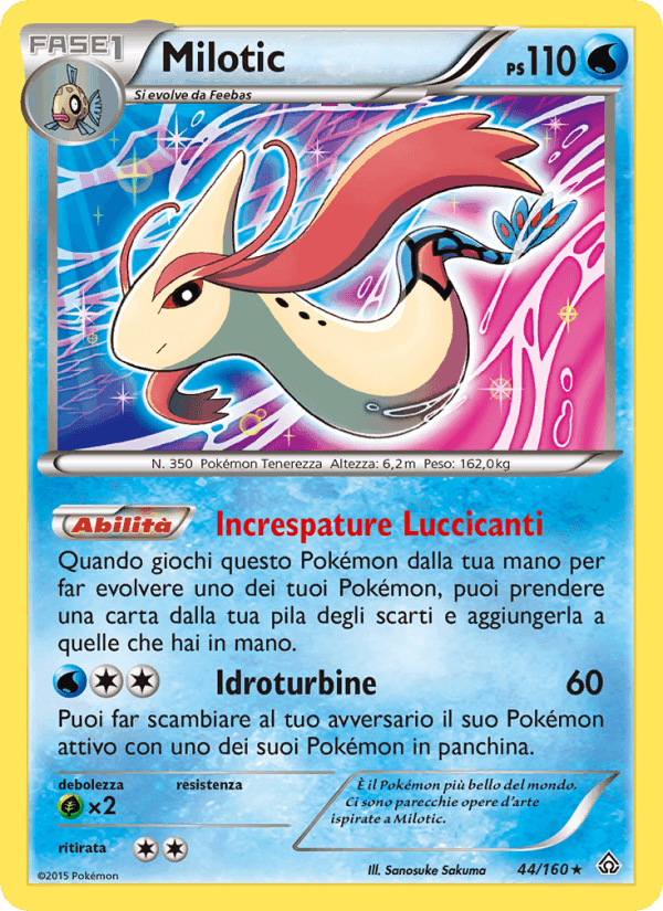 Scontro Primordiale の 44 番、Milotic