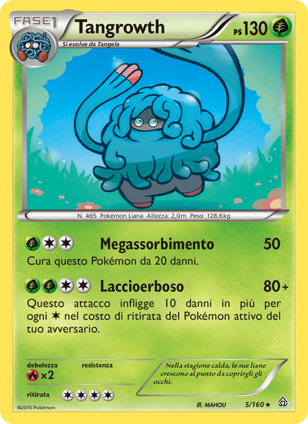Tangrowth, carta 5 di Scontro Primordiale