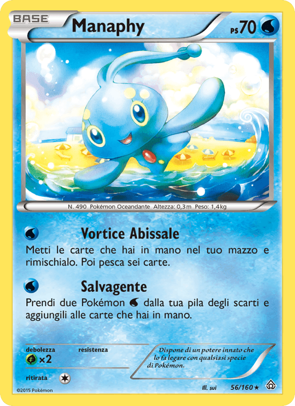 Scontro Primordiale の 56 番、Manaphy