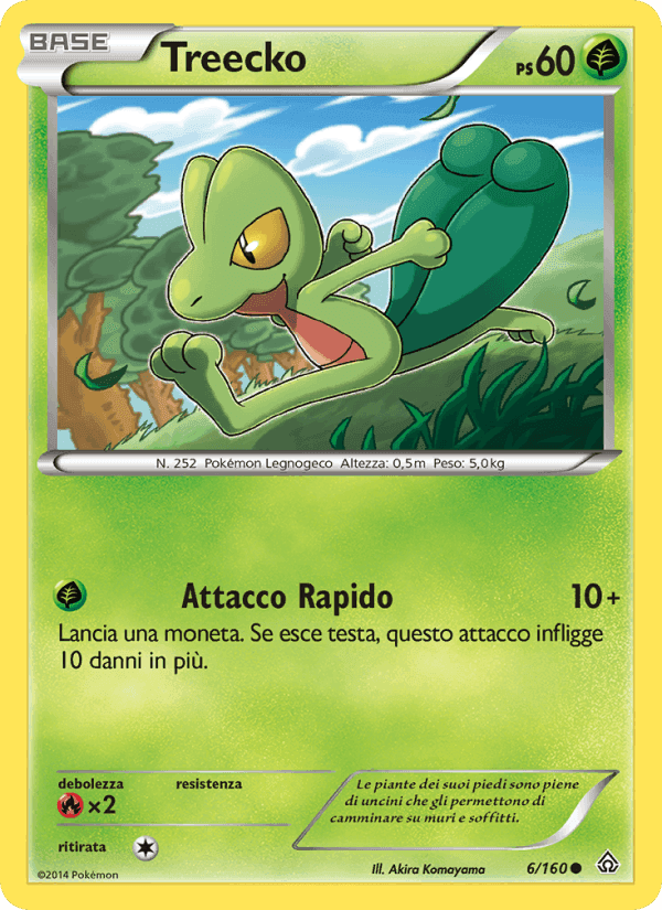 Scontro Primordiale の 6 番、Treecko