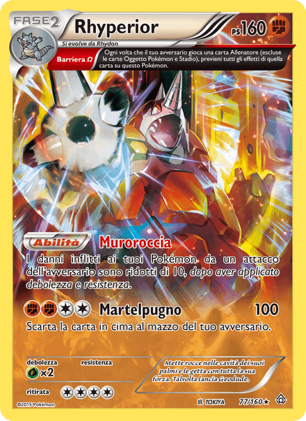 Rhyperior, carta 77 di Scontro Primordiale