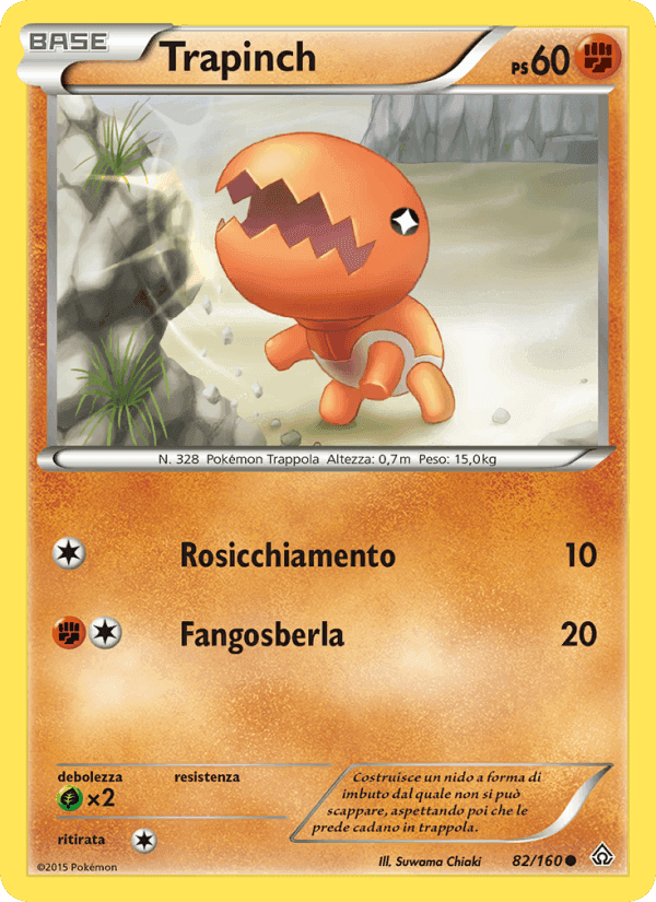 Trapinch, carta 82 di Scontro Primordiale