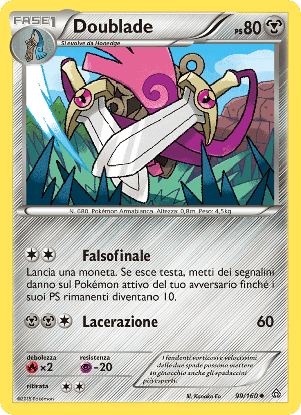 Doublade, carta 99 di Scontro Primordiale