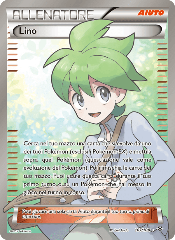 Lino, carte 107 de Furie Volanti