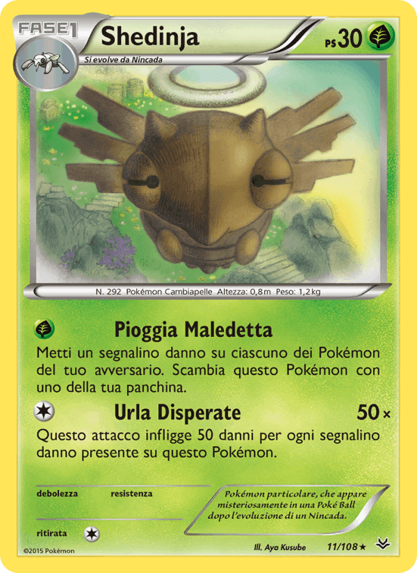 Shedinja, carte 11 de Furie Volanti