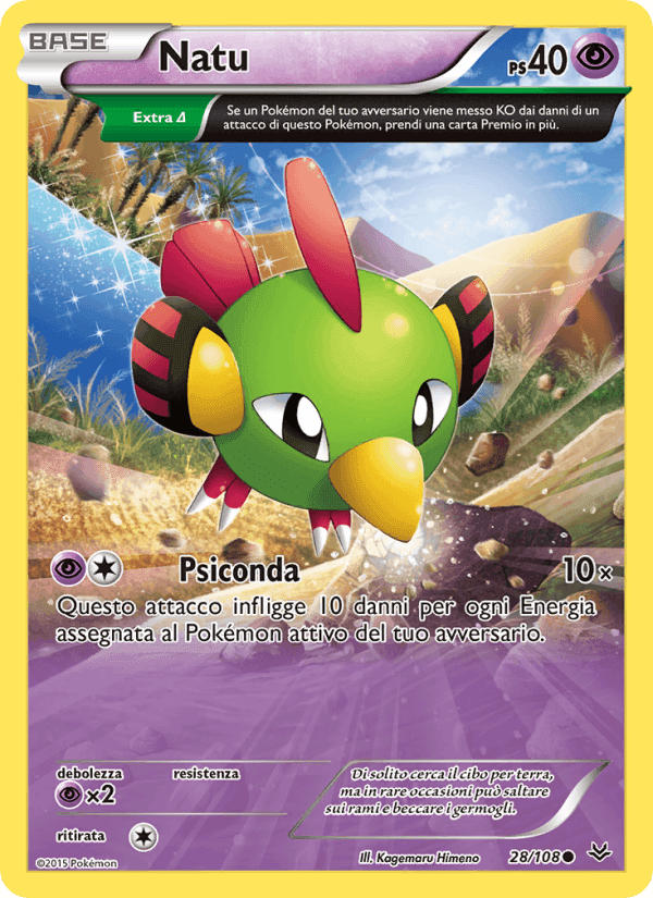 Natu, card 28 from Furie Volanti