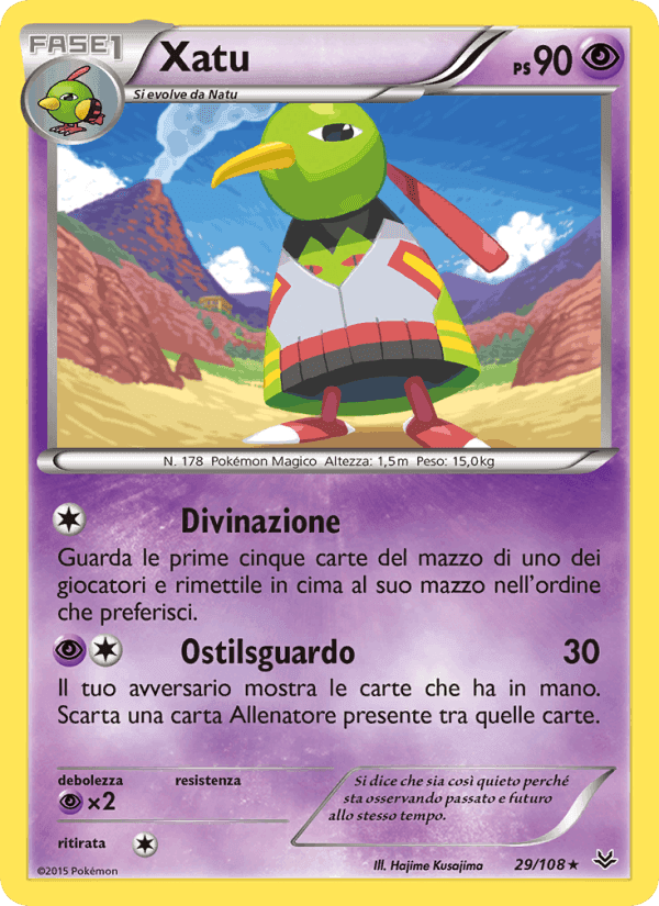 Xatu, carta 29 di Furie Volanti