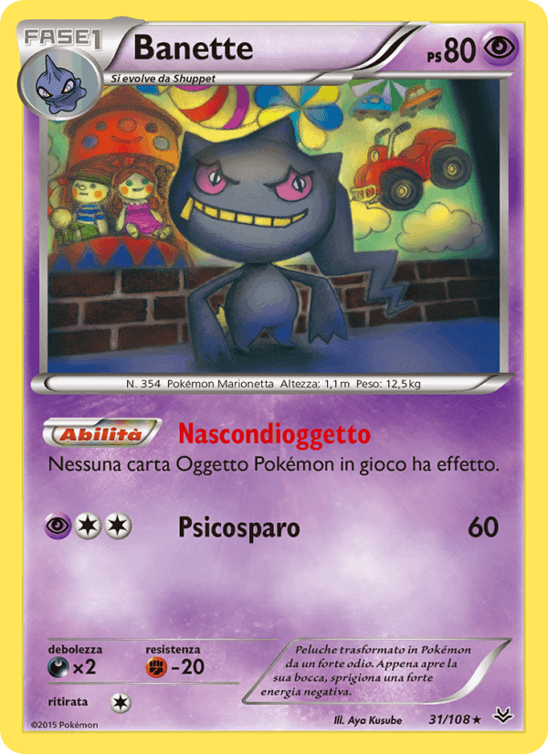 Banette, carta 31 de Furie Volanti
