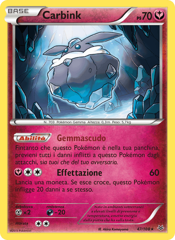 Carbink, carta 47 di Furie Volanti
