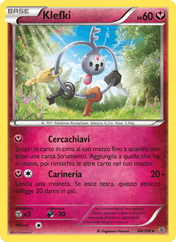 Klefki, carta 48 di Furie Volanti