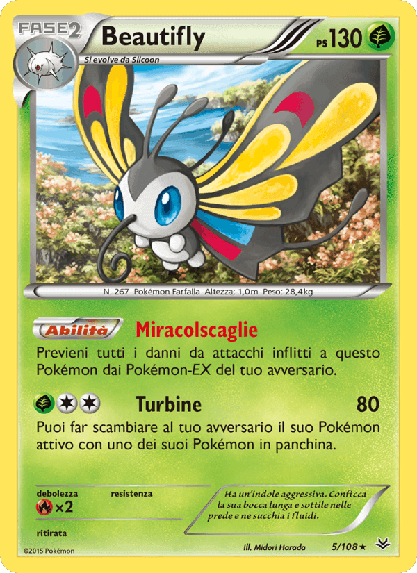 Beautifly, carta 5 di Furie Volanti