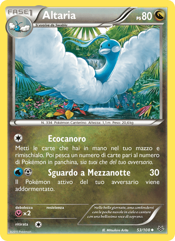Altaria, card 53 from Furie Volanti