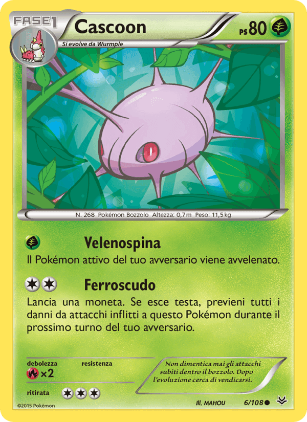 Cascoon, carta 6 de Furie Volanti